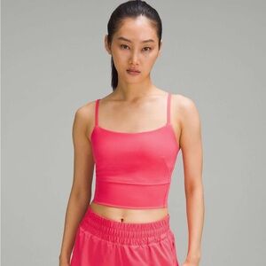 Wunder Train Strappy Tank in Lip Gloss